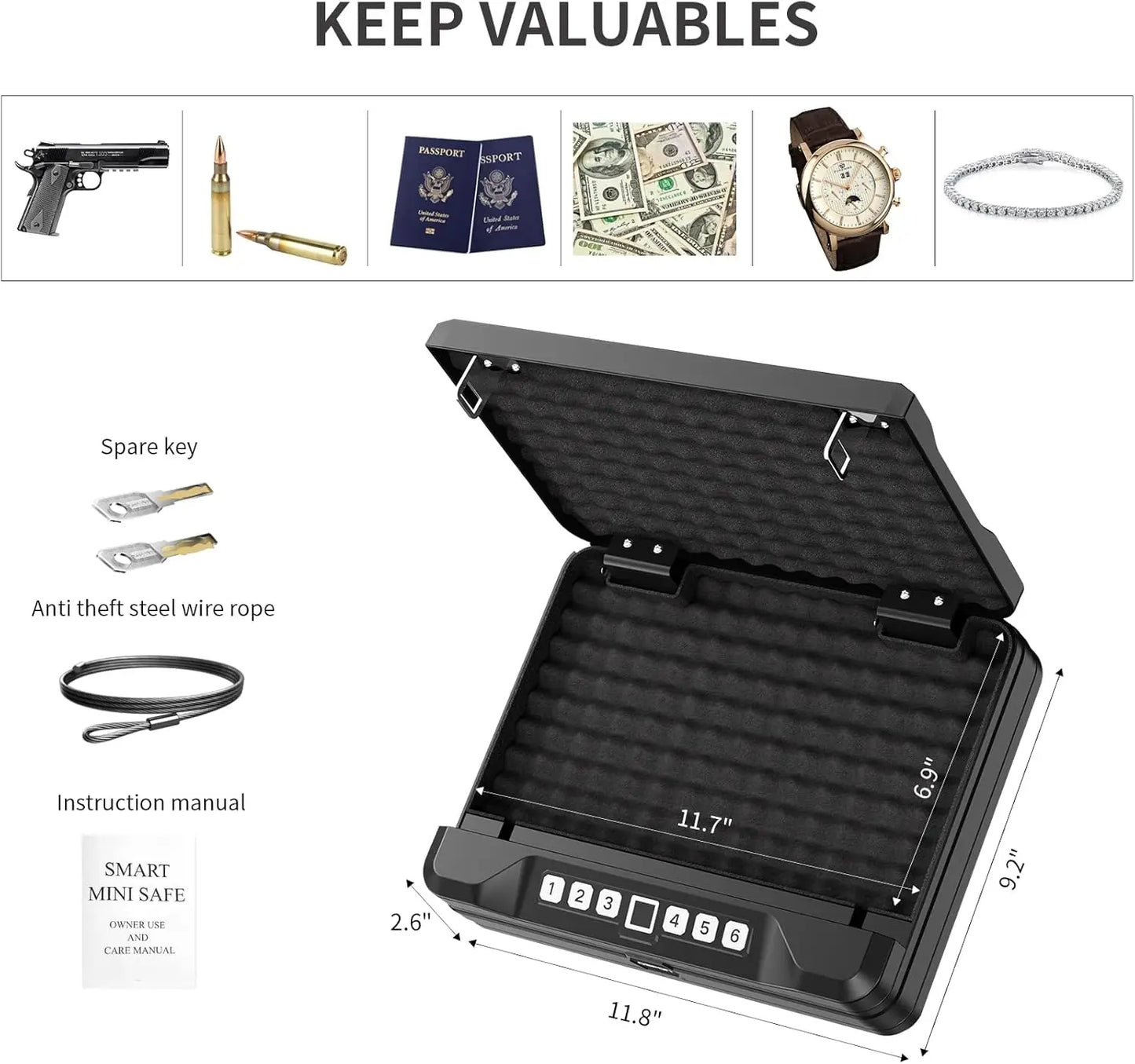 OSPUN Biometric Gun Safe